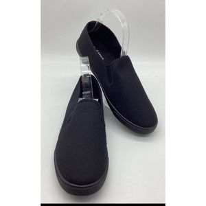 EASY USA Men's Black Canvas Slip On Casual Loafer Size 8M